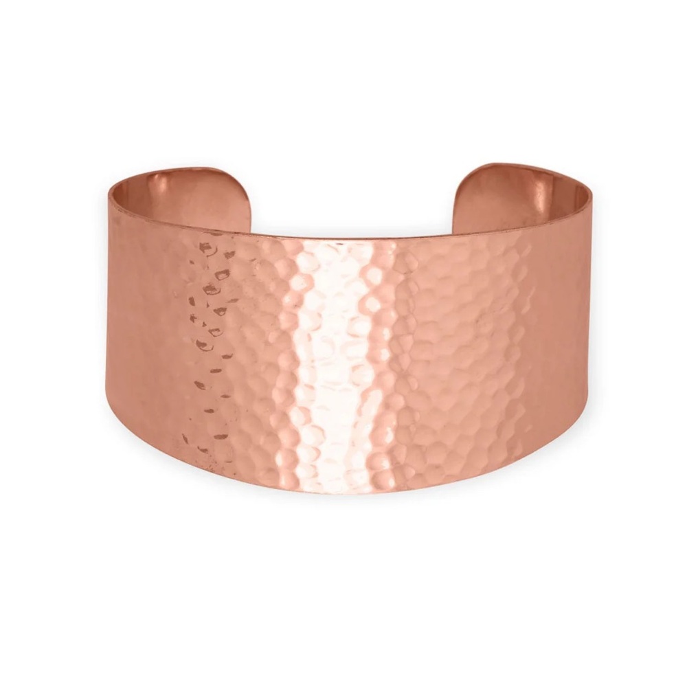 Hammered Copper Cuff Bracelet